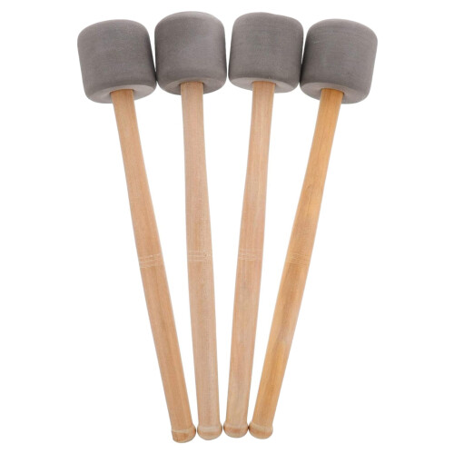 4 Stuks Basdrum Mallets Stokken Mallets Schuimkop Drum Mallets voor Marching Band Percussie