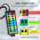 OBD2 Breakout Box with LED Light Indicator, Automotive Electrical Diagnostic Test Tool, Portable Testing Tool, Detector 4