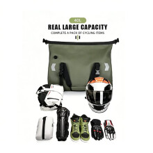 Motorcycle Waterproof Tail Bag Travel Outdoor Dry Luggage Roll Pack Bag Motorbike Luggage Backpack Motorcycle Bag
