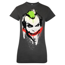 (M, Charcoal) Batman Womens/Ladies Arkham City T-Shirt
