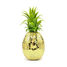Pineapple Gold Ornaments Inlaid with Glass Simulation Fruit Home Decorations Pineapple Decorations