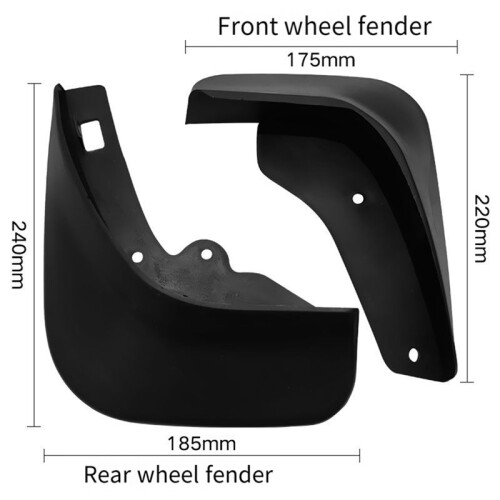 4 Pezzi Parafango Auto Paraspruzzi Paraspruzzi Parafango Parafango per  Focus 2016-2011 Berlina Accessori Auto 2