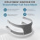 Remplacement de Sangles de Fixation pour Masque CPAP Nasal pour Dreamwisp, Sangle de Fixation avec 2 Fermoirs Magnétiques 4