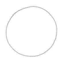 Pure Titanium Chain Necklace Glass Bead Chain Pendant is Not Easy to Rust Simple Light Weight Titanium Alloy Bracelet-B