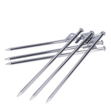 6 piezas de estacas para tienda con cabeza plana 300mm 10mm CS