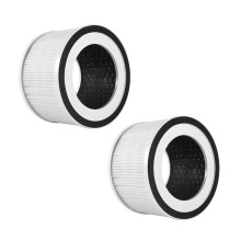 Replacement True HEPA Filters Compatible for Afloia Fillo/Halo/Allo Air Purifier 3-Stage Filtration, 2 Pack