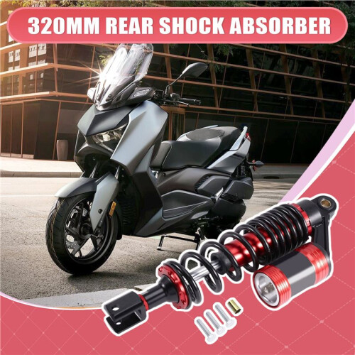 Motorcycle Universal 320mm Rear Hydraulic  for     BWS Scooters,Red 2