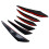 Universal Pvc Car Front Bumper Lip Protector Rear Diffuser Auto Spoiler Splitter Wing Protection Guard 6PCS 1