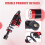 Motorcycle Universal 320mm Rear Hydraulic  for     BWS Scooters,Red 7