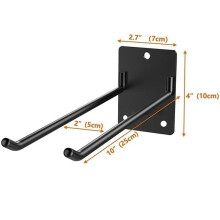 Multi-Purpose Garage Wall Hook System for Tool Storage - Ideal for Metalworking