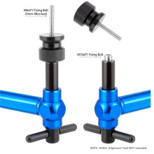Shifter Alignment Tool Adapter Bicycle Derailleur Hanger Gauge Extension for Road Bike Lever Height & Angle Adjustment