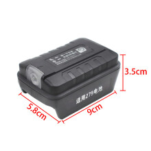 Adapter LED Light Lamp Flashlight Torch USB Mobile Phone Charger for Green Wide 5 Pin Socket 18V 20V Li-Ion Battery