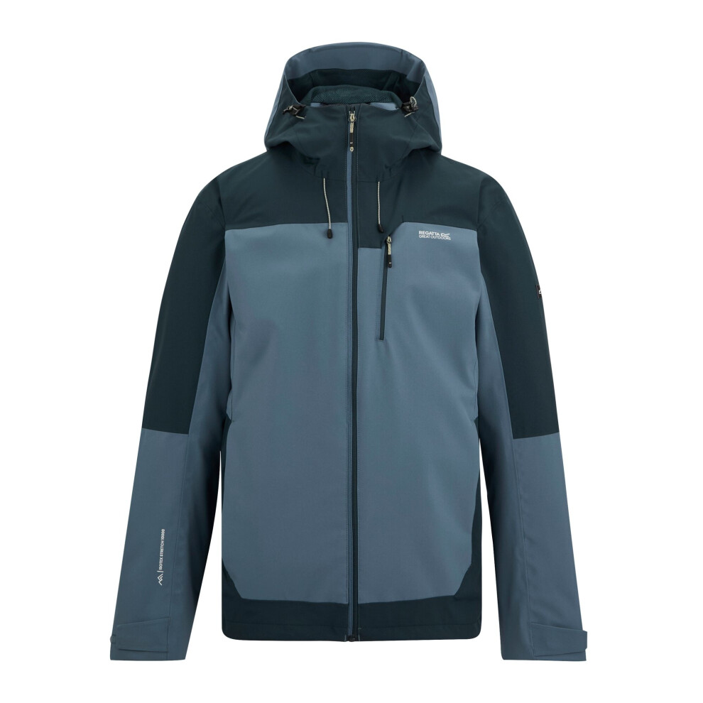 Regatta (Xl, China /Night Sky) Mens Highton Iv Stretch Waterproof Jacket Blue