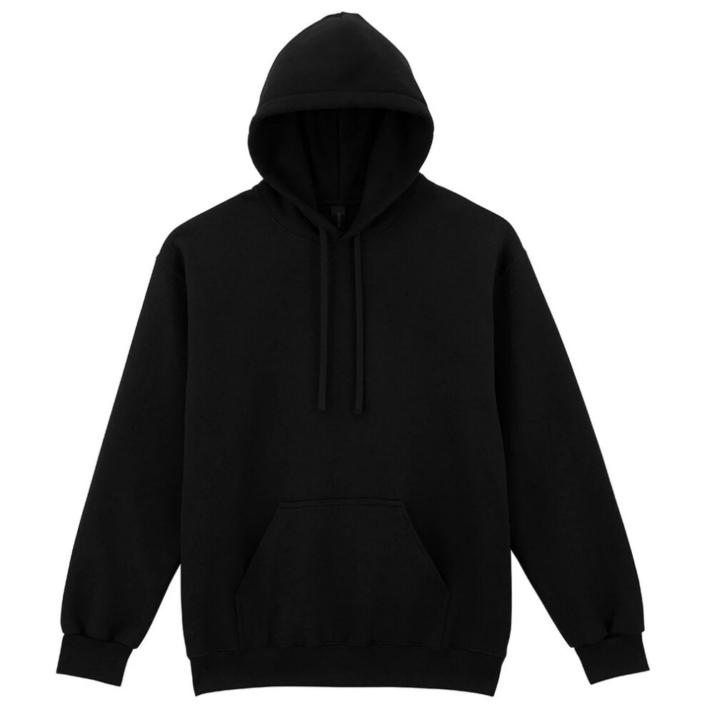 Gildan (L, Pitch Black) Unisex Adult Hammer Maxweight Hoodie
