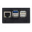 For Orange Pi 3B Metal Case with Cooling Fan Durable Protective Enclosure 3
