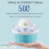 Small Home  Ice Cream Maker, 500ML Personal Dessert Maker with One Touch Control,  Ice Cream Machine EU Plug 3