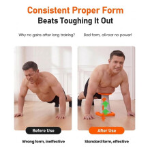 Push Trainer for Beginners with Waist & Core Support, Assisted Push Helper for Home Chest Workout