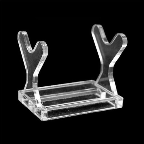 10 Stück Transparente Angelköder-Präsentationsständer, Acryl-Angelköder-Präsentationsständer, Angelrollen-Angelköder-Präsentationsständer 1