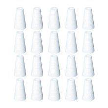 20PCS Blind Pull Cord Knobs White Blind Cord Holder White Pull Cord Pendants Downward End Window Blind Pull Cord Pendant