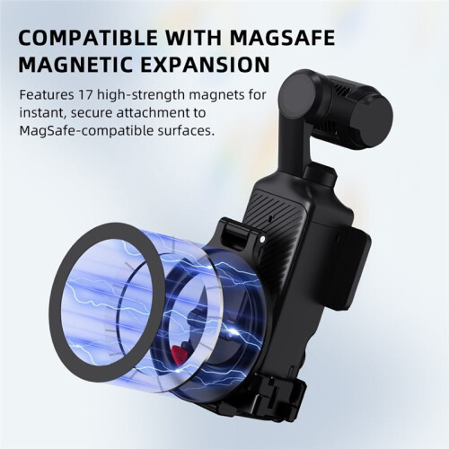 Magnetic Adapter Mount for  Osmo Pocket 4/3,  Bracket, Pocket 4/3 Camera Stabilizer Tripod Accessories Holder 1