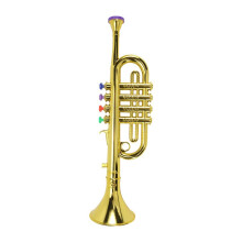 Children'S Musical Instruments Children'S Stage Performance Props Four-Tone Trumpet (Basic Trumpet Board) Gold