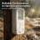 WLAN-Temperatur- und Feuchtigkeitssensor, Intelligentes Hygrometer-Thermometer, IP65 Wasserdicht, LCD-Display 6
