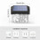 2 Pack Solar Fence Lights Fairy Butterfly Pattern 3 White Modes IP65 Waterproof for Deck Pool Railing Step Backyard 7