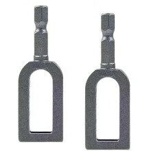 2pcs Electric Drill Wire Twisting Tool,Heavy Duty Wire Twister for Drill with 1/4" Hex Shank,Fencing Construction Use 9