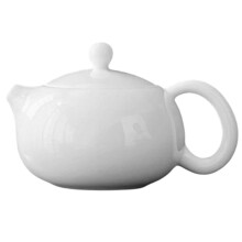 White Ru Kiln Teapot, Thumb Pot, Desktop Tea Pet, Tea Art, Tea Ceremony Decor