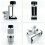 Universal Desk Lamp Clamp - 4 Hole Metal Table Mounting Bracket for Magnifying Light/Microphone 6