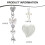 Cute Charms Set Including Dust Plug ,Heart Grip Holder,Bling Keychains with Hook 1