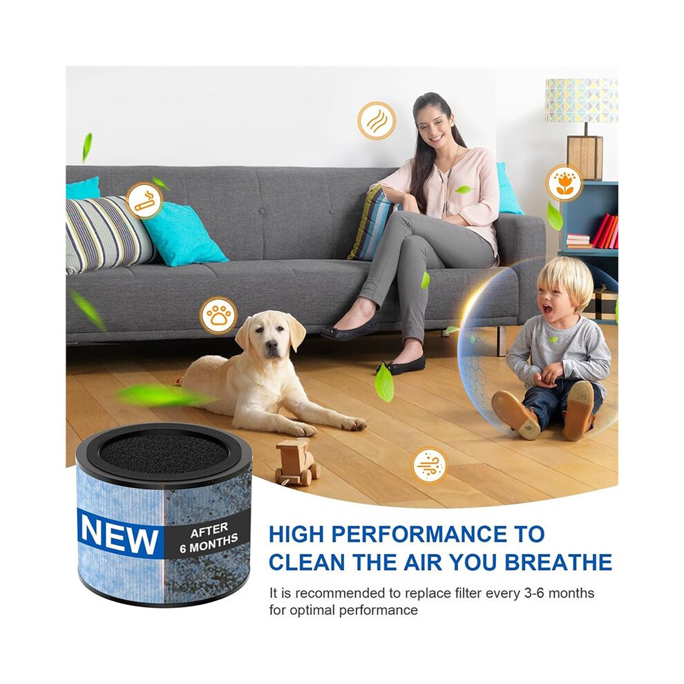 Ap200 Filter Replacement For Instant Ap200 Air Purifier, 3In1 H13 True Hepa & Activated Carbon F200, 2 Pack 4712458382114