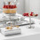 RVS Taartstandaard - Dessertdisplay voor Cupcakes, Fruit, Koekjes 5