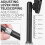 WEST BIKING Bicycle Anti-Glare Mirror Handlebar Rear View Wide Range Back Sight Reflect Adjustable 360 Rotating Mirror Left 6