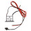 red-black cable  12V EL wire neon glow strip light driver unit inverter 1
