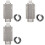 3X Round Volumizing Brush for  Flex Style Attachment, Round Brush Compatible for  Flexstyle 1