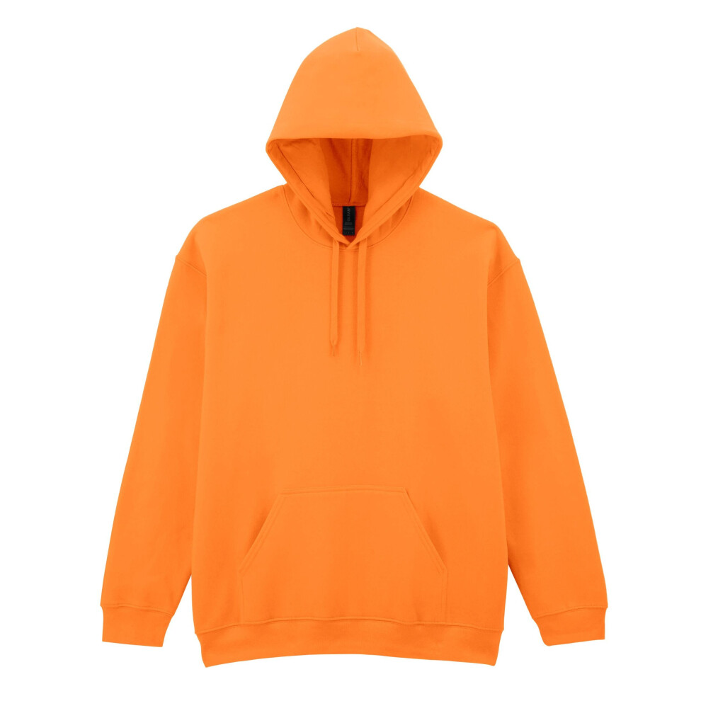 Gildan (Xl, Tangerine) Unisex Adult Softstyle Fleece Midweight Hoodie Multicoloured