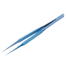 Tweezers Mobile Phone Repair Tweezers Titanium Alloy 140cm Pointed 0.15mm Microscope Flying Wire Tweezers Straight
