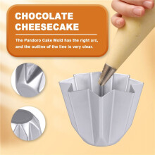 Anodized Aluminum Decorative Mold Cake Bread Pandoro Jelly Chocolate Muffin Household Goods Kitchen Baking Tools B
