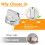 WB03X24818 Stove Knobs Replacement Parts for Range Knobs General Electric Cooktop Burner Control Knobs JGB700SEJ4SS 4