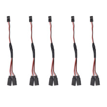 5Pcs/Lot RC Servo Y Extension Cord Cable Lead Wire for JR Futaba RC Servo RC Airplane Helicopter Car DIY, 15Cm