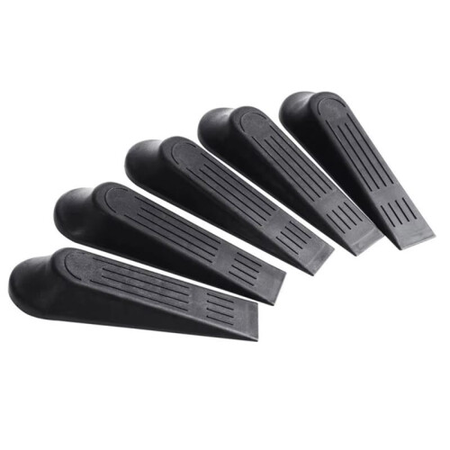 Set van 20 Plastic Deurstoppers met Antislipvoet, Compacte Deurstoppers, Zware Deurstoppers