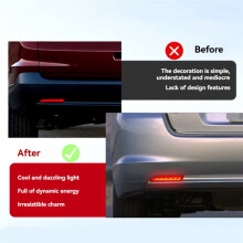 Rückstrahler für die Hintere Stoßstange Des für TSX Sport Wagon 2011 2012 (Bremslicht, Blinker)