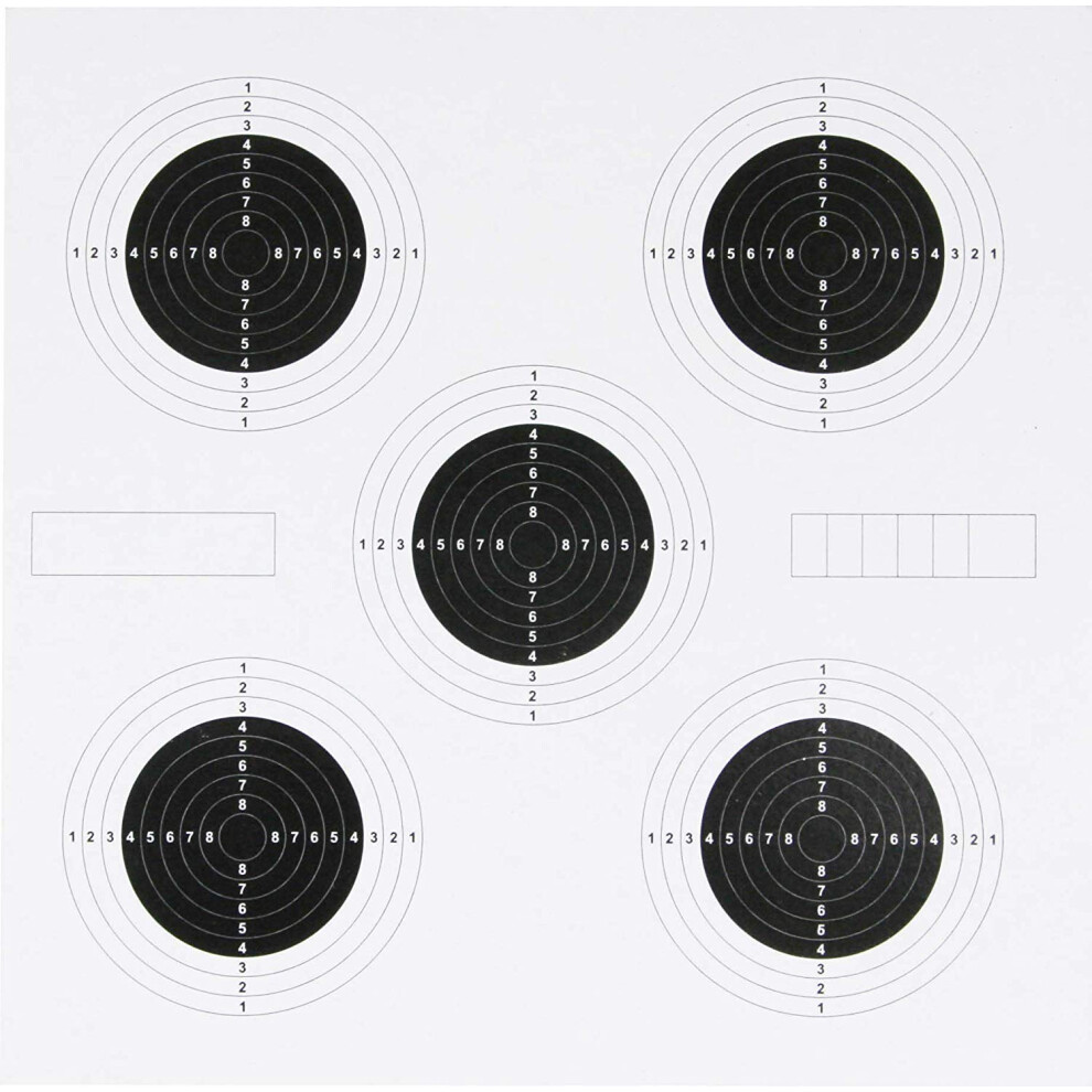 Jack Pyke 25 Yard Shooting Targets 100 Pieces