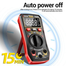 ANENG SZ202 Digitale Multimeter Tester met Zoemer AC/ 10A Stroommeter Weerstand Condensator-NCV Elektricien Detectietool Zwart