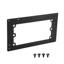 Voedingsschot SFX Naar ATX Voedingsadapter SFX Naar ATX PSU Converter Conversie Frame met 4 Schroeven, Zwart