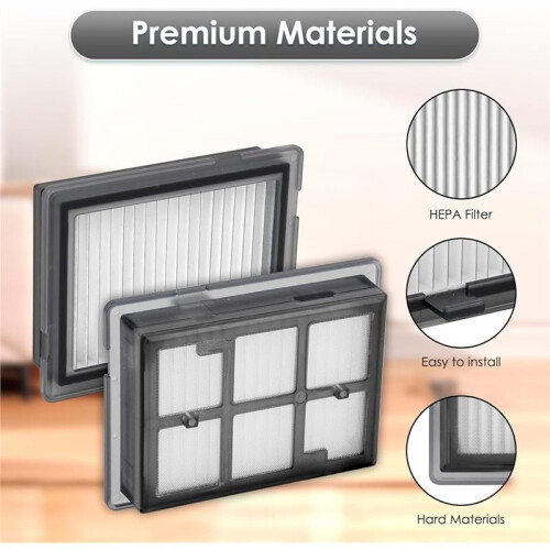 4 Pack for Max 705 Combo Replacement HEPA Filters Compatible for   Max 705 Combo Robot Vacuum Cleaner 1