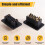 2Pairs 4+12 Pin Controller Plug 90A High Current Power Connector with Anti-Reverse Insertion Design for RC Model Socket 3