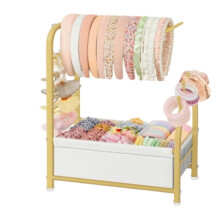 Supporto per Fasce per Capelli - Organizer Versatile per Elastici, Fiocchi e Fermagli - Contenitore Compatto per Accessori per Capelli