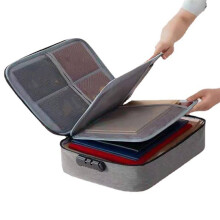 Waterproof and Lockable Document Bag Portable & High Quality for Files, Cards, Money. Family Essential Safe Storage
